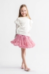 rok voor kind Pettiskirt poeder roze