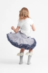 rok voor meisjes Pettiskirt grijze mix