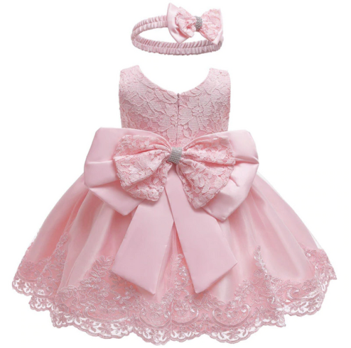 Feestjurk baby Rosie roze