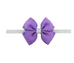 Hoofdband voor een kind elastische strik paars