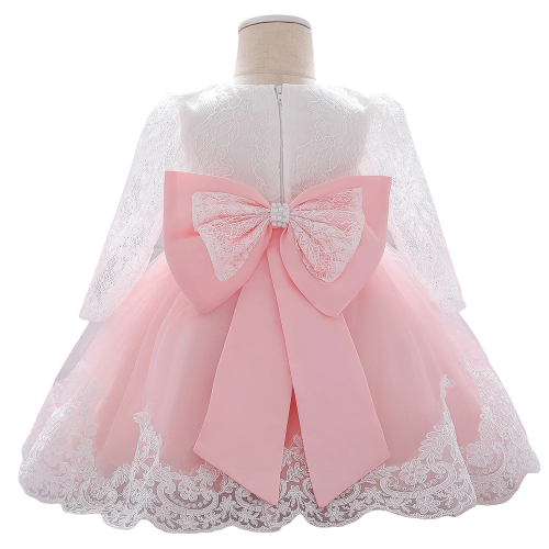 Feestjurk baby Rosie II roze