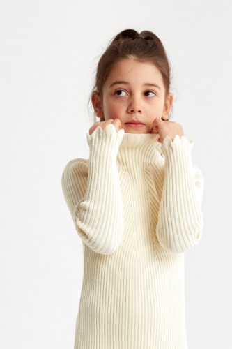 Jurk kind Salma creme