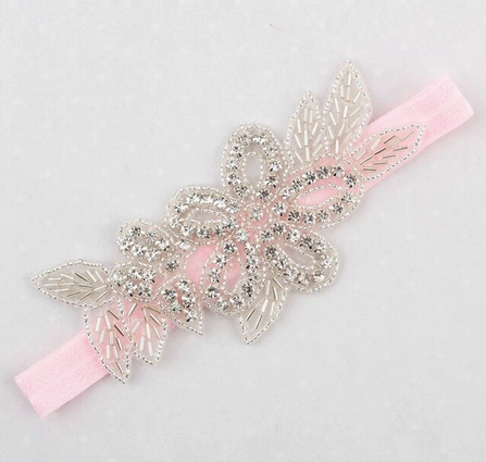 Baby haarband roze