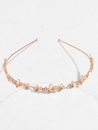 Haarband voor meisjes met kristallen vlinder