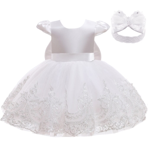 Feestjurk baby Paloma witte