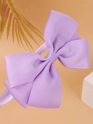 Haarband strik lavendel