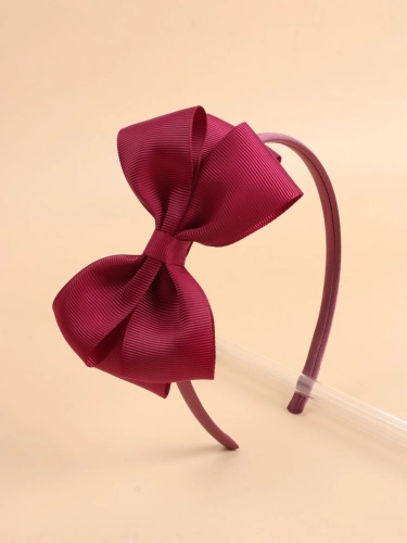 Haarband strik bordeaux