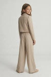 Emi beige set achterkant, feestelijke stijl meisjes, Communie kledij