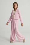 Emi roze set achterkant, feestelijke stijl meisjes, Communie kledij