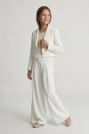 set Emi wit detail, tule mouwen en geborduurde rok, tiener feestkledij