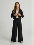 set Emi zwart detail, tule mouwen en geborduurde rok, tiener feestkledij