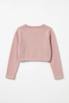 Ada roze bolero achterkant, feestelijke meisjes kledij bruiloft